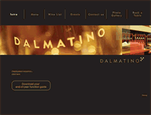 Tablet Screenshot of dalmatino.com.au